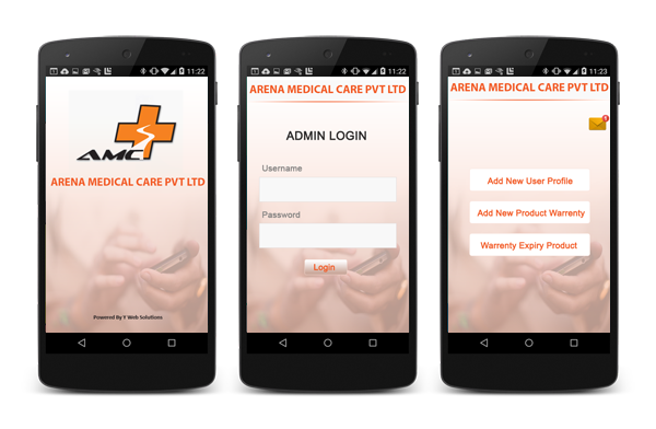 Y Web Solutions - Created Mobile App